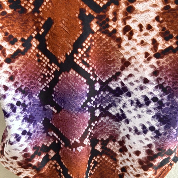 NWOT Sandy Beach Snake Skin One piece swimsuit - Picture 6 of 8